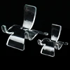 2pcs acrylic shelf stones Crystal cluster stand Mineral specimen display holder 1
