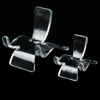 2pcs acrylic shelf stones Crystal cluster stand Mineral specimen display holder 1