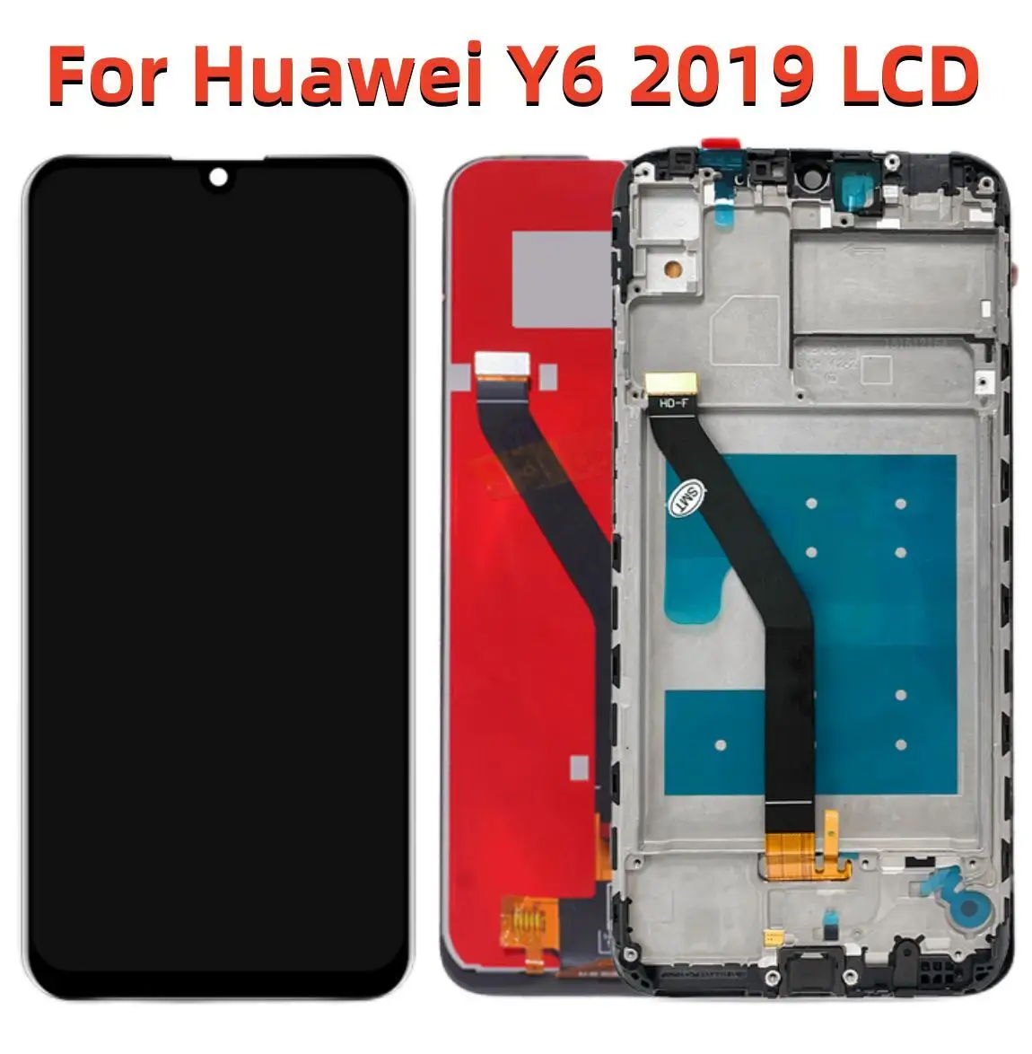 

6,09 "Оригинальный ЖК-дисплей для Huawei Y6 2019, сменный сенсорный экран с рамкой, для Huawei Y6 Prime 2019 дюйма, lex1, LX3, ЖК-дисплей