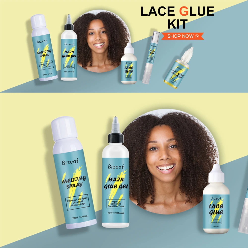 melting spray lace wig glue 130ml Hair spray adhesive glue for lace front  waterproof wig glue waterproof extra hold Spray hair - AliExpress