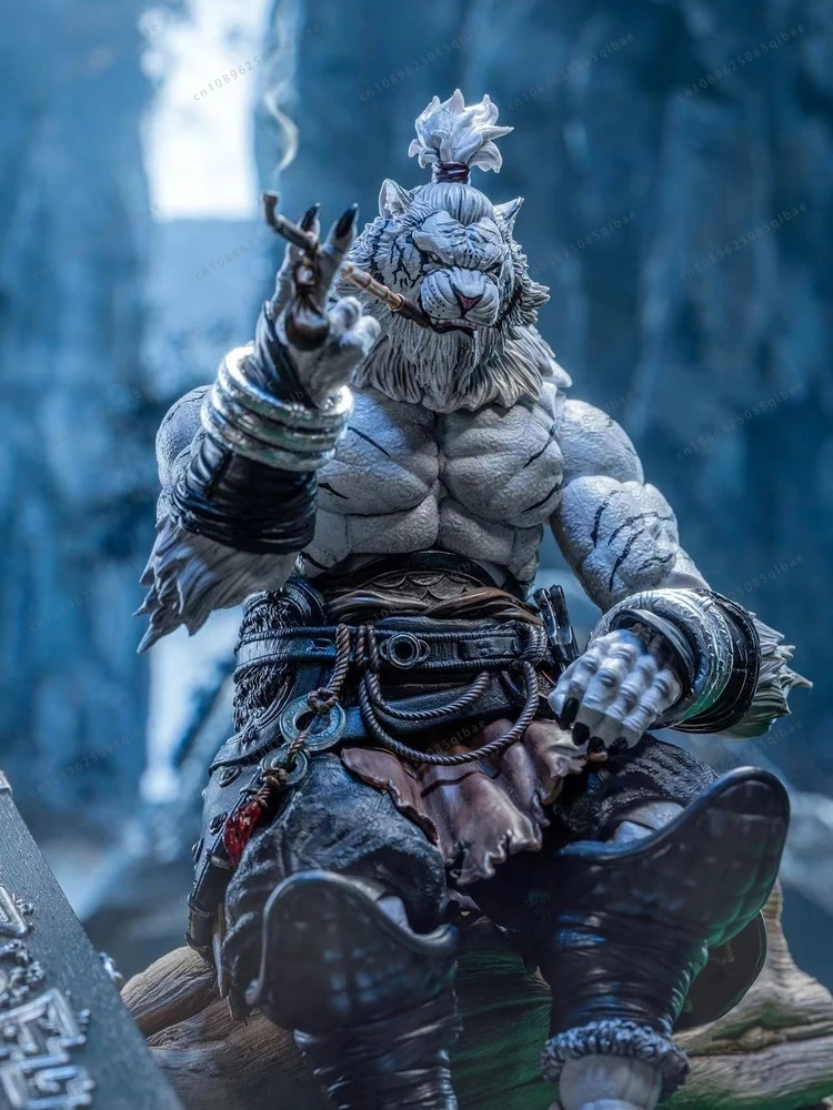 In Stock] Jiangmeng White Tiger 1/12 Planet Furui White Tiger