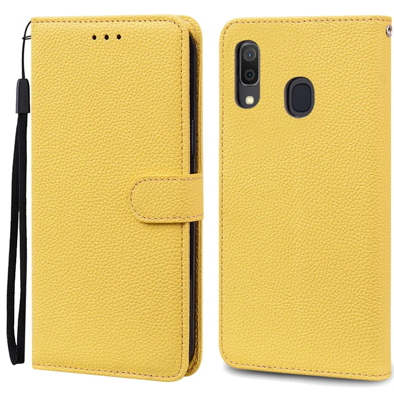 Leather Wallet Flip Case for Samsung Galaxy A40 - Stylish and Protective Cover