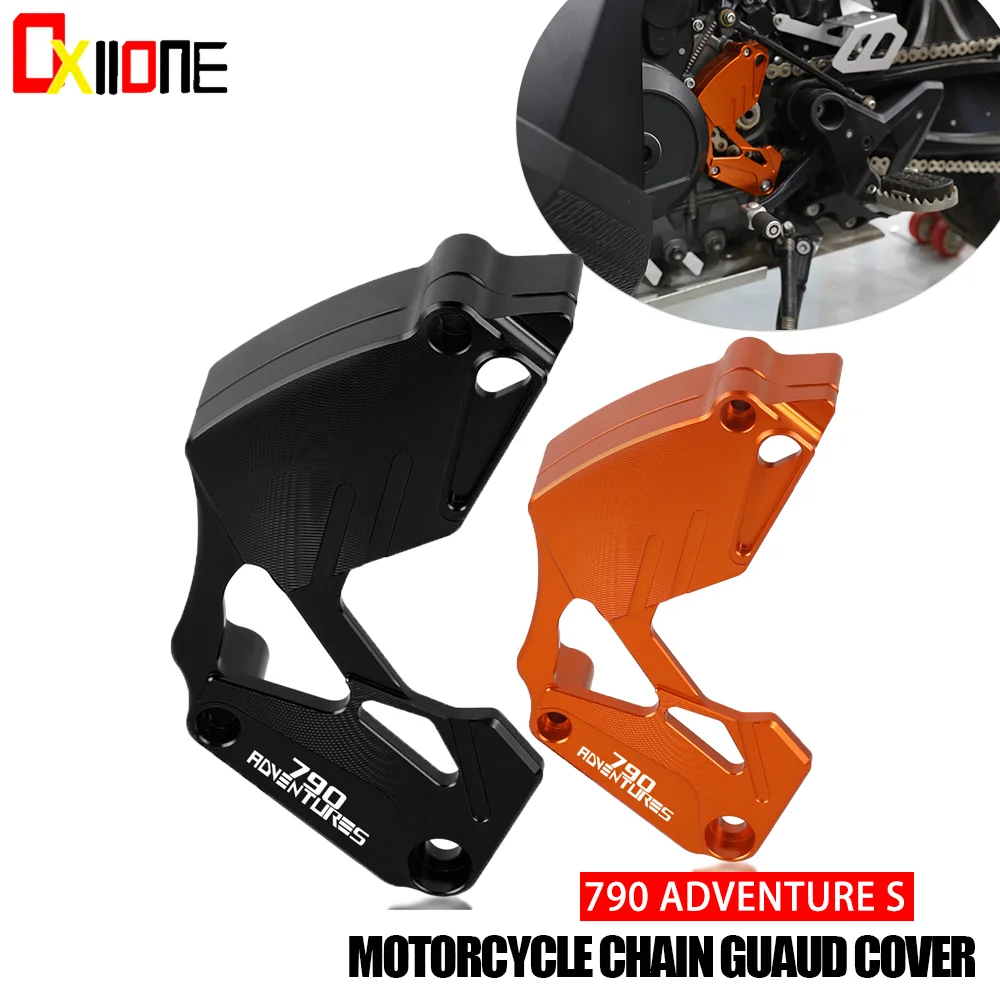 For 790 Adventure S 790 Adv S 2019 2020 2021 Motorcycle Accessories Chain Guaud Cover Front Sprocket Guard Protector