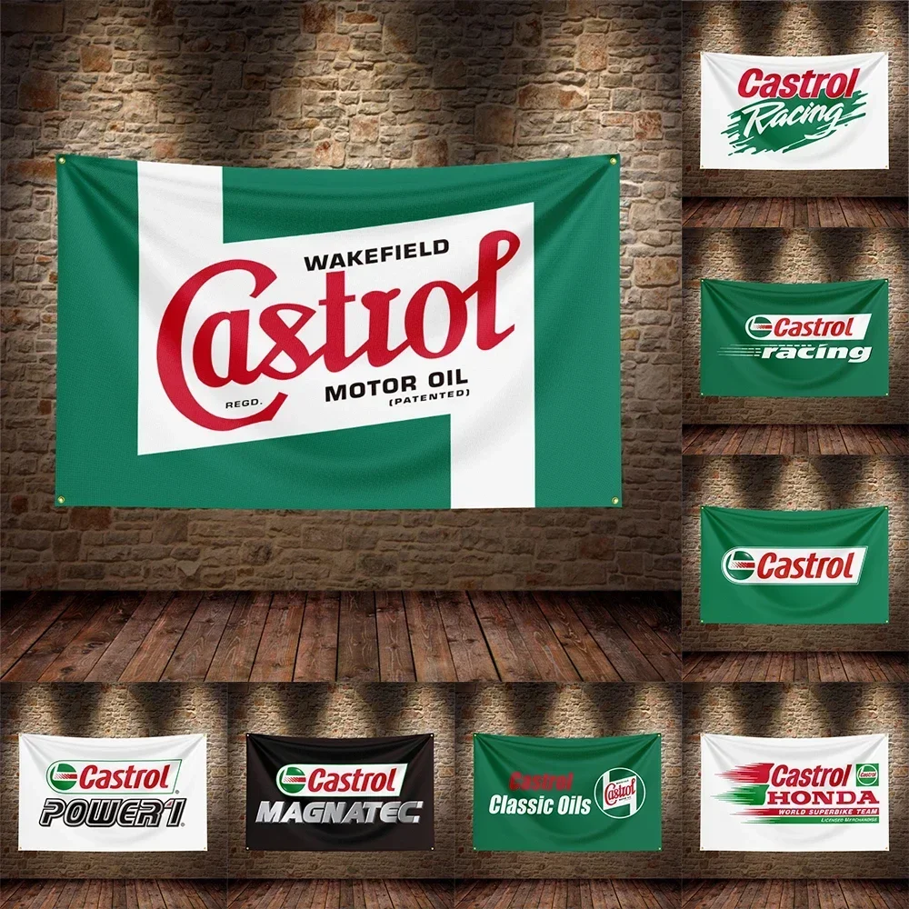 

3X5Ft Castrols Flag Polyester Printed Car Banner For Decor ft Flag Decor,flag Decoration Banner Flag Banner B