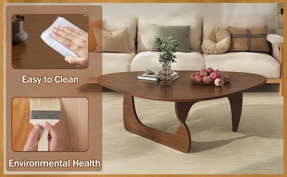 modern wood coffee table
