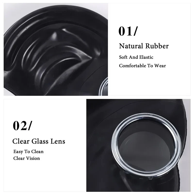 64 Type Multipurpose Gas Full Mask Respirator Safety Chemical Prevention Mask Painting Spray Pesticide Natural Rubber gas mask gas respirator face respirator half face respirator mask dustproof respirator