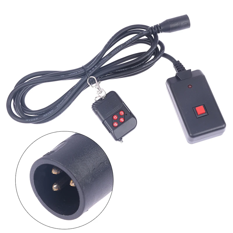 2in1 Wireless Remote Control Line Cable Control Kit 3 Pins XLR For LED