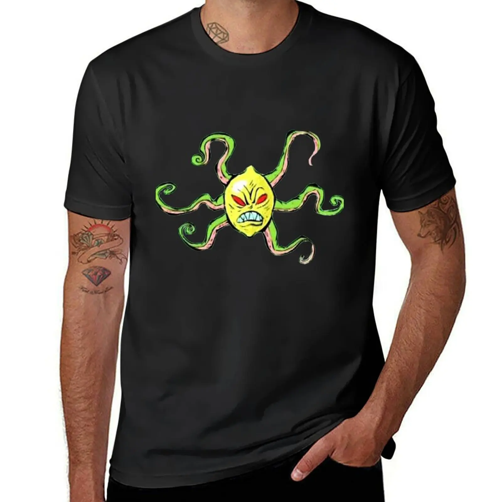 

Футболка each Villian Is Lemons, новое издание, летняя одежда, мужские футболки с графическим рисунком, аниме