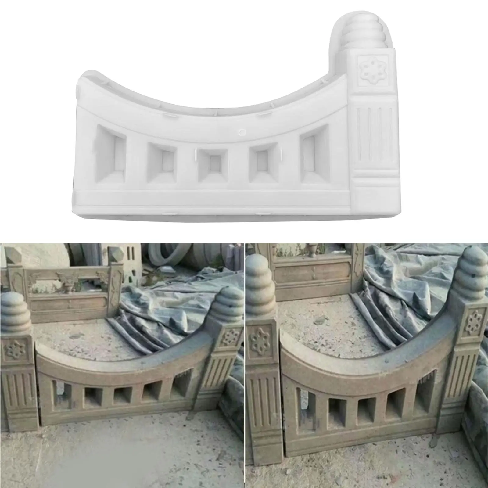 Garden Fence Concrete Brick Reusable Pool Pouring Easy to De
