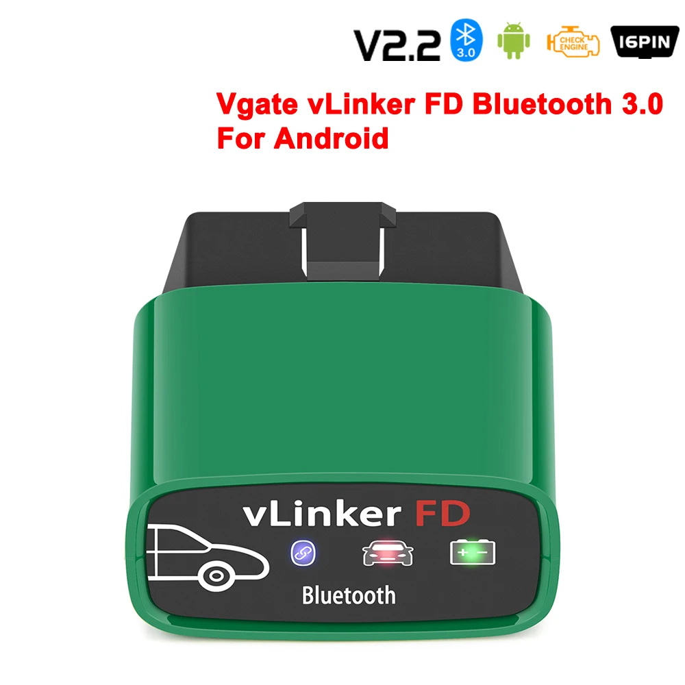 auto battery charger Vgate vLinker FD+ ELM327 BT4.0-Wireless FORScan For Ford wifi OBD2 Car Diagnostic OBD 2 Scanner J2534 Auto Tool ELM 327 V1.5 Cylinder Stethoscope Code Readers & Scanning Tools
