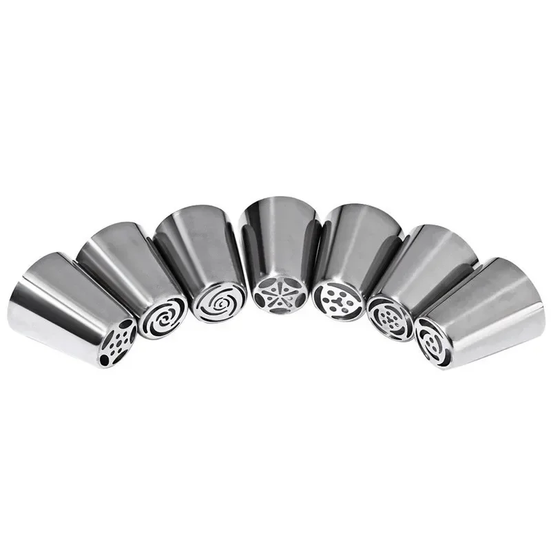 Description Picture 5 of item27pcs Russian Tulip Icing Piping Nozzles Pastry Cream Tips Stainless Stee Nozzleb Set Confectionery Bakeware Baking Cake Tools