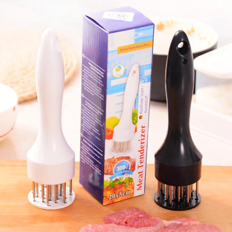 Stainless Steel Steak Meat Tenderizer Hammer Loose Meat Needle Daily Tendon Breaker Household Punching Meat Inserting Needles