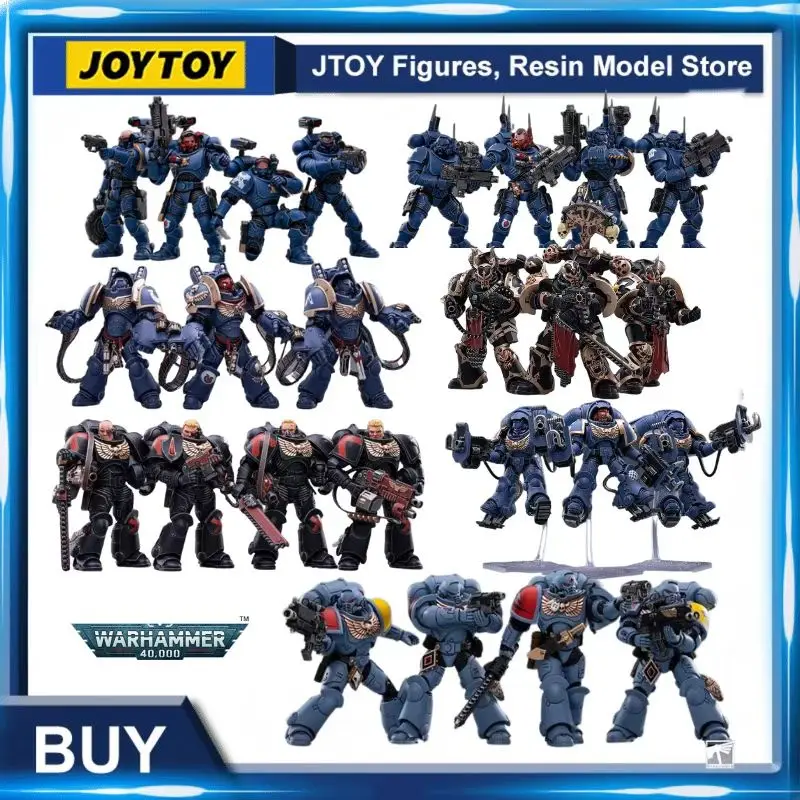 JOYTOY 1/18 액션 피규어, 극한전 군단 블러드 엔젤스 카오스 워밴드, 애니메이션 군단 모델 장난감, 무료 배송