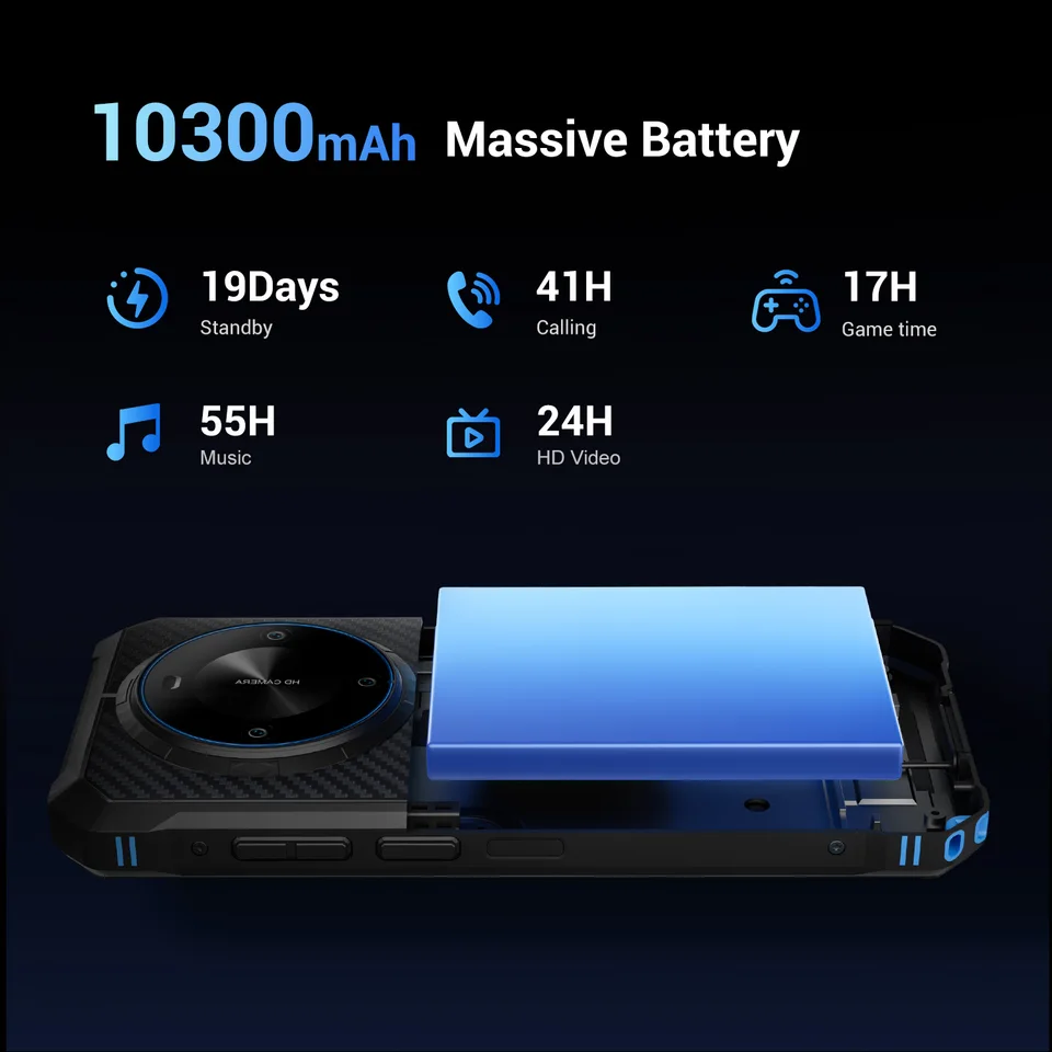 FOSSiBOT F105 アンドロイド14 4+8+64GB FOSSiBOT F105 12GB+64GB 10300mAh Large Battery 6.745 inch