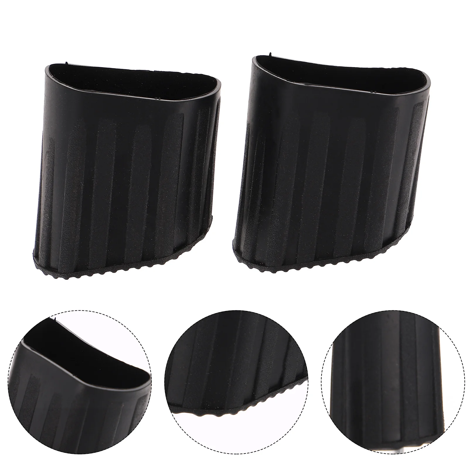 4 Pcs Step Ladder Feet Cover Folding Anti-Slip Leg Protective Pad Non-skid Foot Pads Furniture Leg Pads Rubber Chair Feet Step