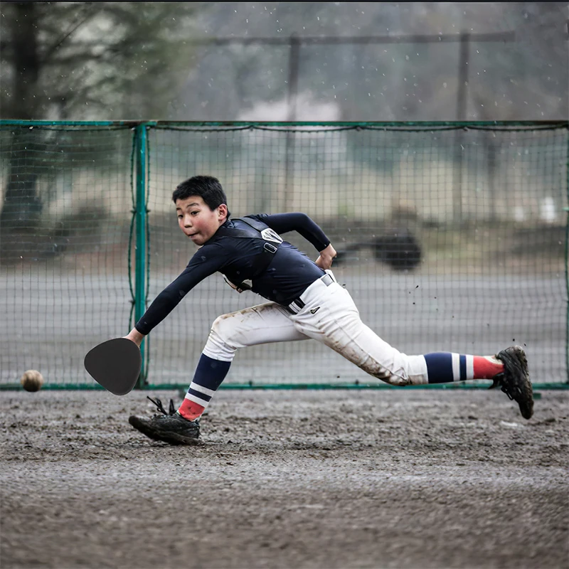 Baseball Training Flat Gloves Softball Practice Equipment Pancake Hands Fielding Infield Outdoor Sport For Kids/Adults Man Woman