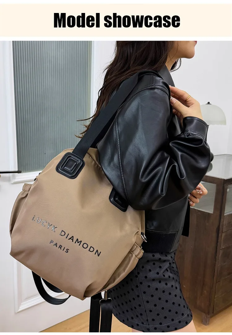 GMY Women's Large Capacity Backpack - Multi-purpose Stylish Minimalist Shoulder Bag, Ideal for Daily Use, Travel & Work