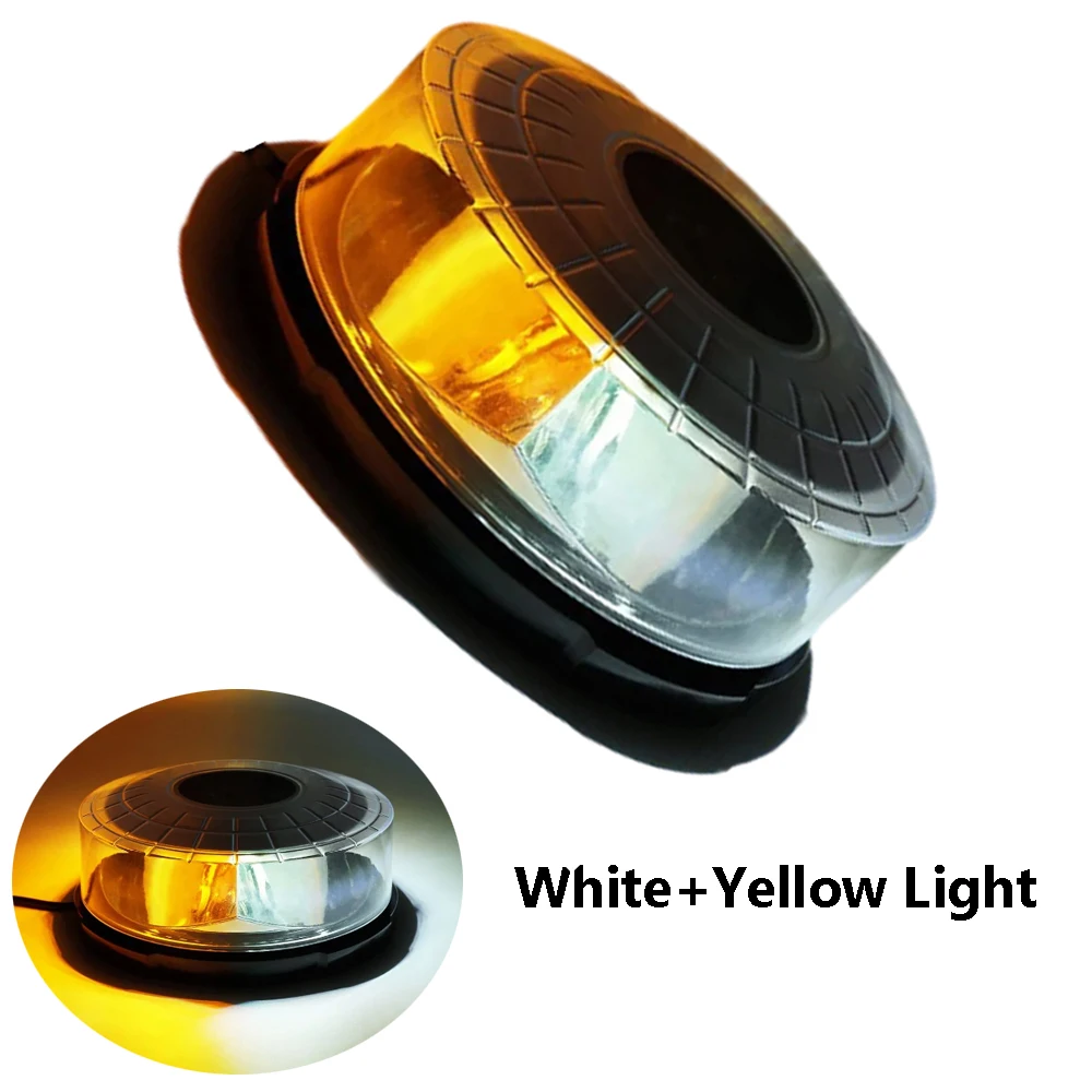 

24LED Car Emergency Strobe Light Roof Flashing Hazard Warning Light 12V/24V Vehicle Safety Beacon Lamp Amber White Flash Lamp