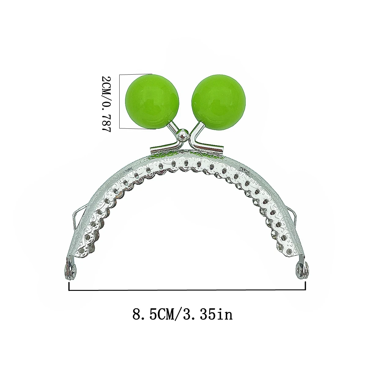 Рисунок 2 - 8,5 см полукруглые бусины из бисера с тиснением