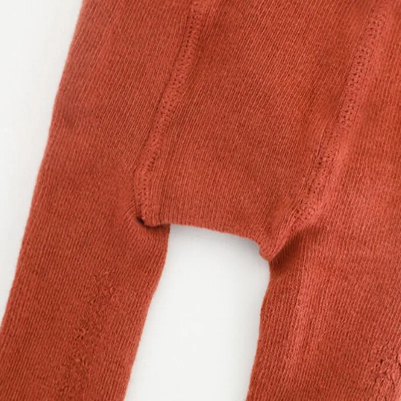 Girls Kids Pantyhose Leggings Toddler Tights 0-8Years Summer Solid Mesh Knitted Ribbed Cotton