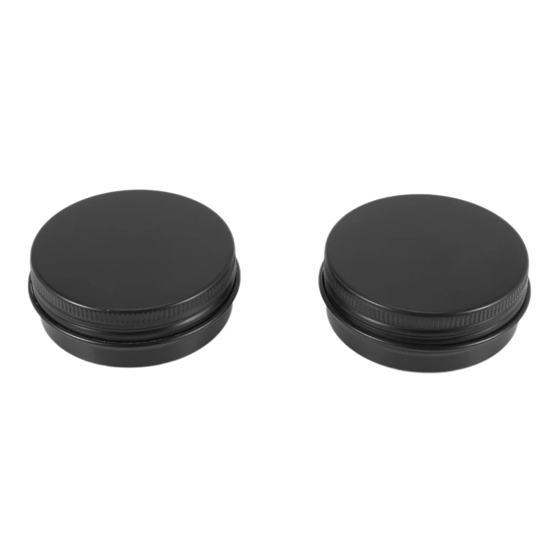 12Pcs 1Oz Black Aluminum Tin Jars Round Screw Lid Containers Empty Metal Storage Cans For Organizing Cosmetic Small Jewelry Orna 3