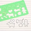 Spirograph Art Drawing Ruler Children DIY Handmade Painting Template Multifunctional Cartoon Color Developmental Toys Gifts TMZ 5