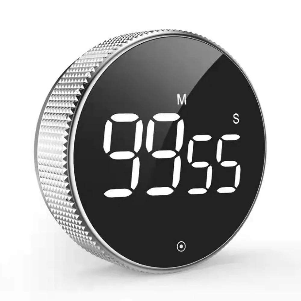 Led Digital Timer For Kitchen Cooking Shower Learning Stopwatch Alarm Countdown Timer Rotating Volume Adjustment Magnetic