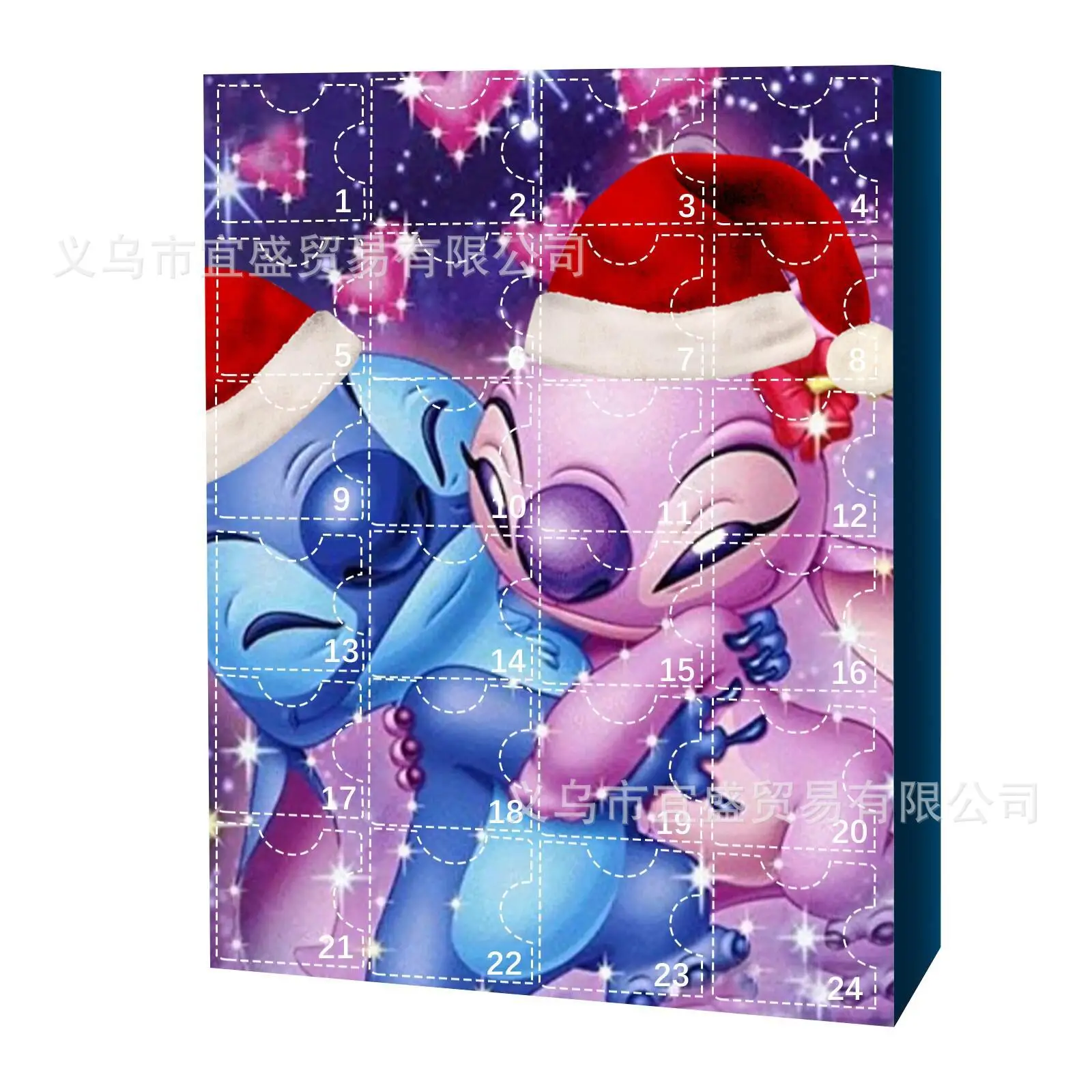 Disney Calendrier de LAvent 2023 Enfant Stitch Bijoux Advent Calend