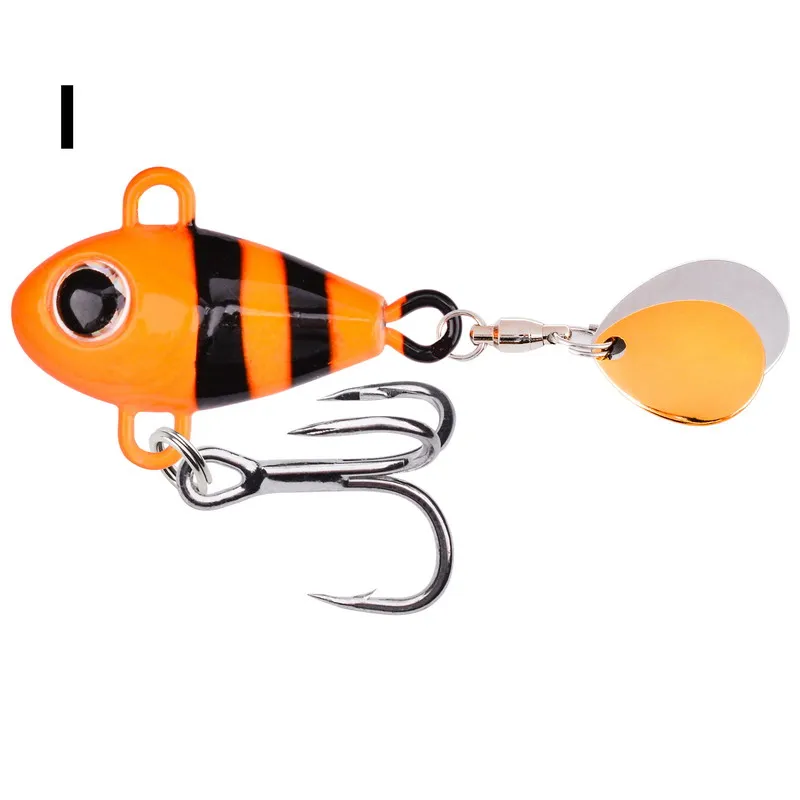 Zerone VIB avec leurre de pêche à la truite à la cuillère Tail Spin