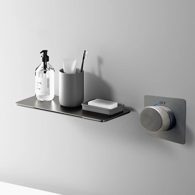 ก๊อกน้ำตกแบบฝังในอ่างอาบน้ำ KALOP โครงสร้างทองแดงแท้ สีเทาแบบปืน พร้อมก๊อกน้ำด้านข้างแบบฝังในผนังสำหรับอ่างอาบน้ำ 3