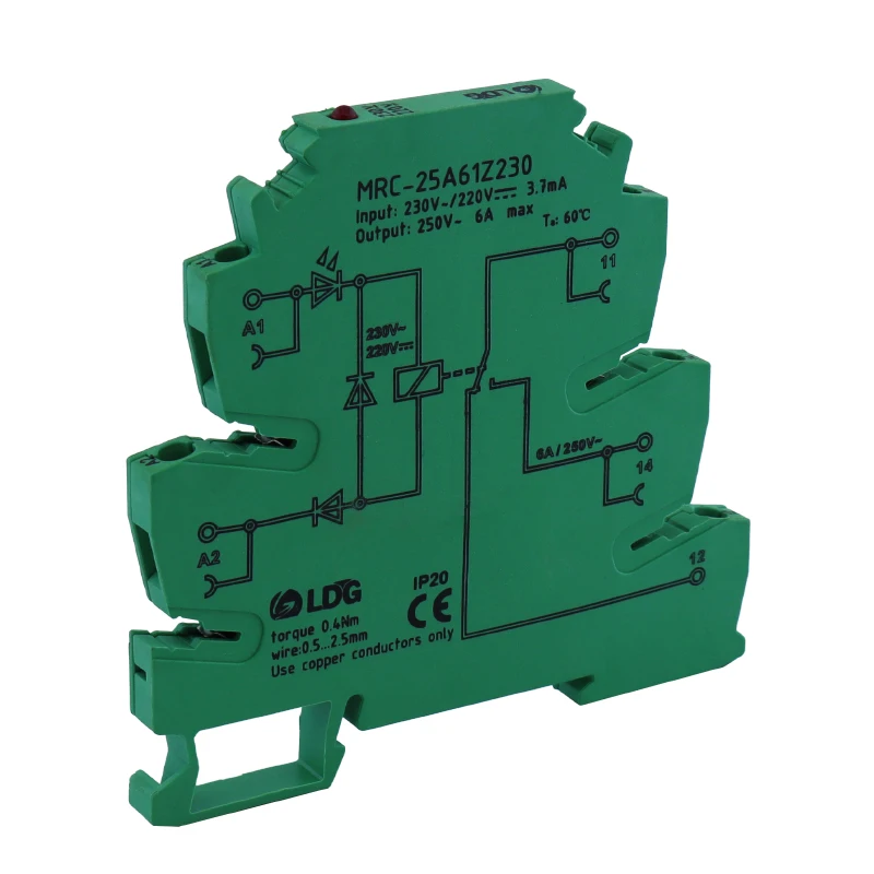 

230V PLC relay output amplifier board relay module ultra-thin relay module