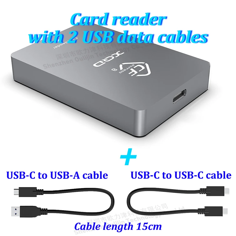 USB 3.2 Gen2 10GBPS Data Transfer CFexpress Type A/B XQD SD High Speed Card Reader for Laptop Cameras Sony Lexar Nikon Canon San 5