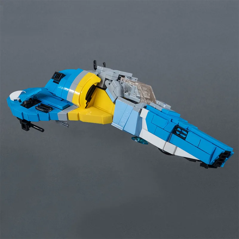 mki nave espacial bloco de construção moddel