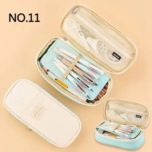Creative pencil case Large Capacity Double Layers CPC Certification Safe Material School case Pouch Stationery for Girls - Image 19