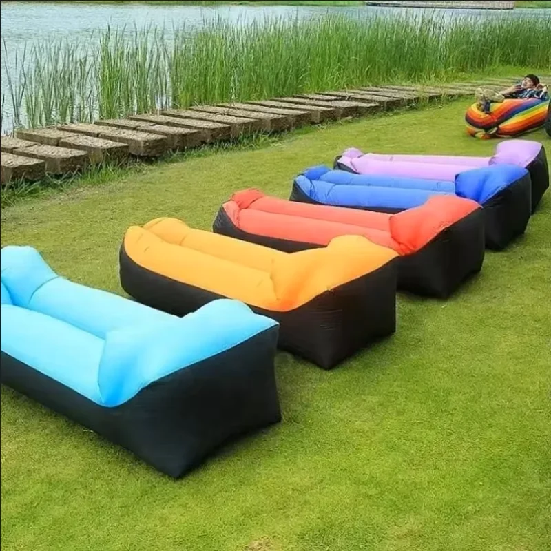 Trend Outdoor Products Fast Infaltable Air Sofa Bed Good Quality Sleeping Bag Inflatable Air Bag Lazy bagBeach Sofa 240*70cm
