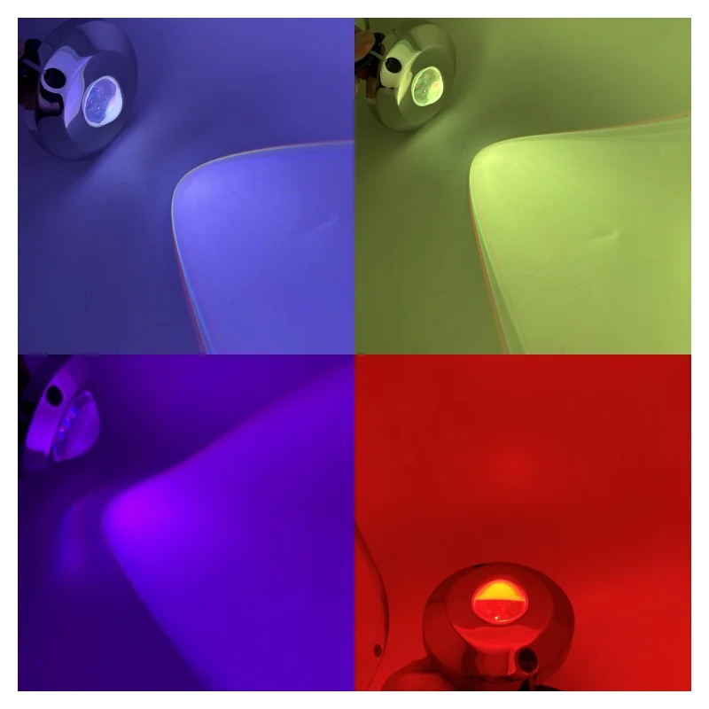 60W 표면 장착 간편 설치 RGB+CCT WiFi 제어 RGB 리모컨 수중 조명 보트 해양 LED 도킹 조명