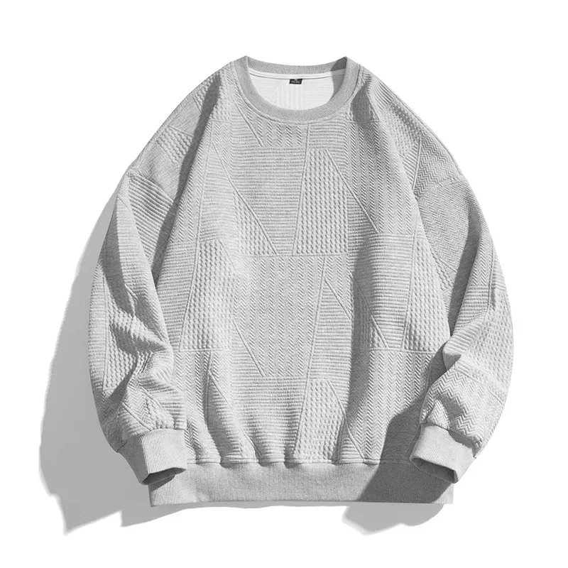 

Модная уличная одежда, свитшот, мужские осенние корейские удобные толстовки с круглым вырезом и длинным рукавом, Повседневная Свободная Толстовка