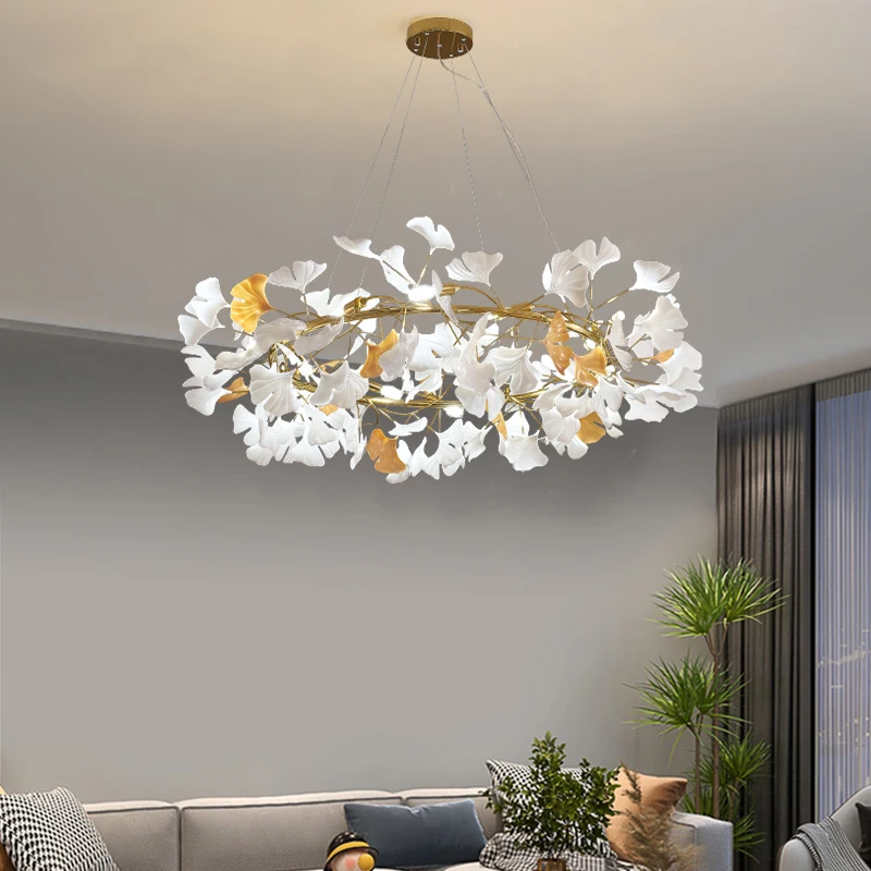 Nordic Ceramic LED Chandelier Living Dining Room Decoration Light For LED Chandelier Pendant Decor Light