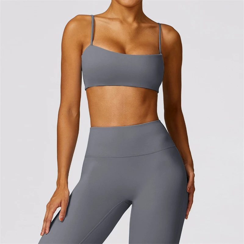 Naked Feel Yoga Suit Women's Tracksuit Sports Set Gym Bra High Waist Leggings Fitness Outfit Workout Clothes 2Pcs Sportswear yoga set sports set gym workout set sportswear set fitness set sports bra set yoga pants set