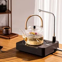 1200W Automatic Water Supply Smart Electric Ceramic Stove Tea Stove Pumping Water Tea Maker 7 Gear Silent Induction Cooker 220V 2