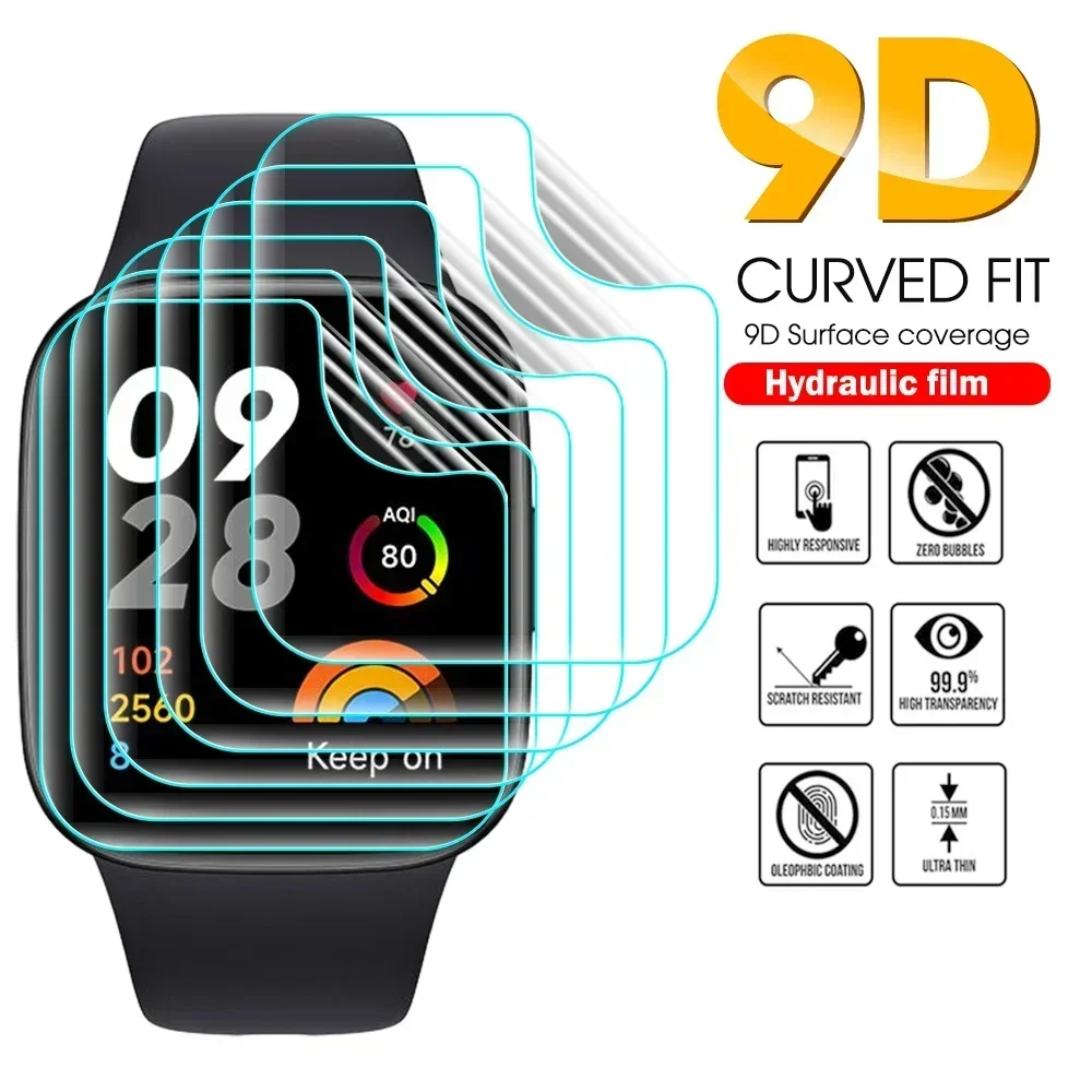 Hydrogel Film Soft Screen Protector - Anti-Scratch Cover for Smartwatch Accessories