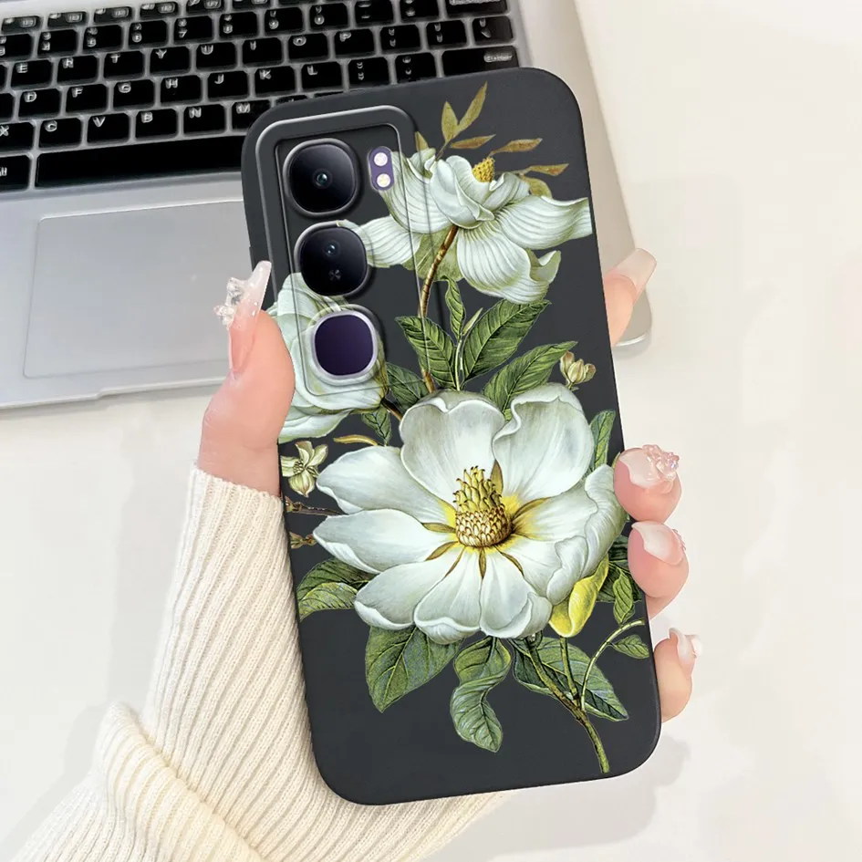 Floral Daisy Shockproof Silicone Phone Case (New Fashion Design)