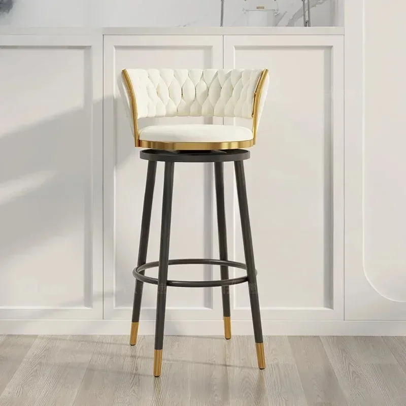 

Leather Dining Chairs Living Room Accent Ergonomic Modern Outdoor Kitchen Dining Chair Hotel Fauteuils De Salon Luxury Furniture