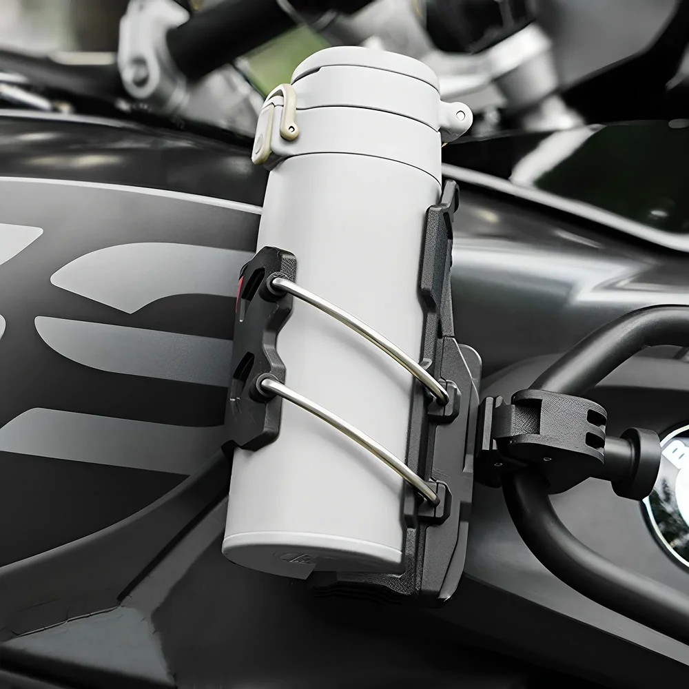 Motorrad Outdoor Reiten Spiegel Lenker Wasser Flasche Tasse Halter Universal Einstellbare Trinkbecher Halterung – Detail 9