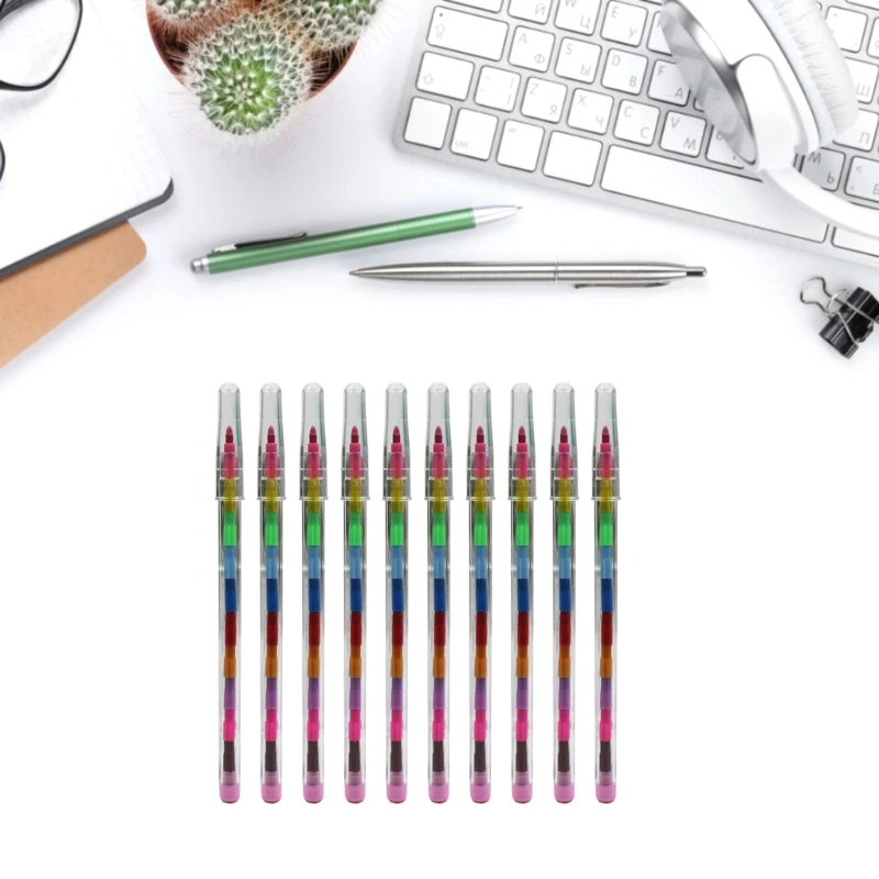 12/14Pcs Painting Stitching Color Building Blocks For Kids Mini Crayon School Supplies Pencils H8WD colored crayons color pencils children painting supplies