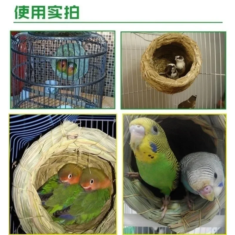 Hanging Hummingbird Bird House Bird's Nest In Straw Garden Nest Woven House Hut Straw Bird Birdhouse House Handwoven