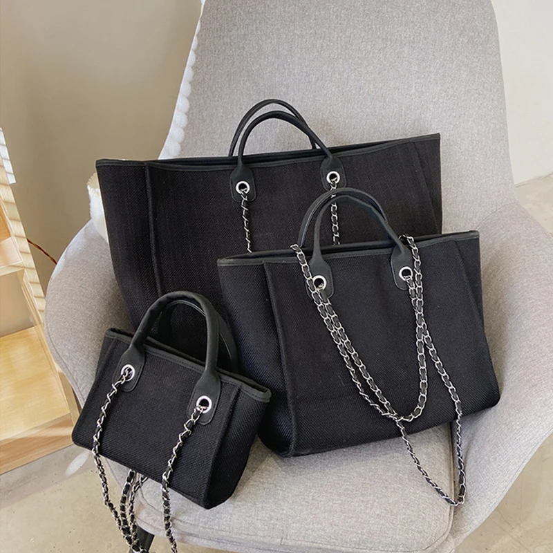 2025 Women's Large Capacity Bag Fashion Chains Shoulder Money Versatile Small Crowd Bag S M L Luxury Design Zipper Handbag 4