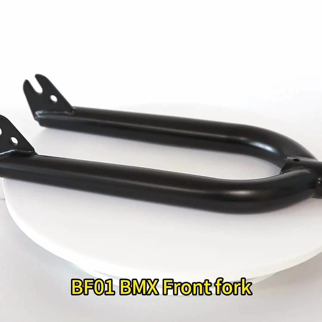20 BMX Front Fork 28.6x163mm Black Chrome