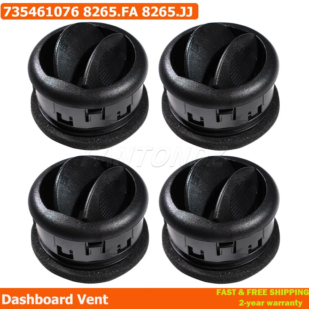 2-Pack Ventilation Grill Cover / Air Vent For Nemo, Fiorino, Bipper – Replaces 8265JJ