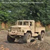 CROSSRC Car 1/10 HC4 4WD Off Road Military Truck Crawler KIT Model W/O Battery TH10479-SMT6 1